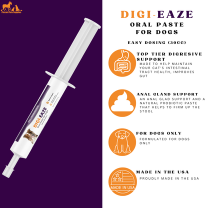 Piccardmeds4pets Digi-Eaze Probiotic Paste for Dogs Easy Dosing 30cc + FREE Bandana!