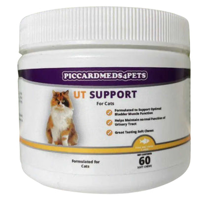 Piccardmeds4pets Pee-Well Urinary Support Soft Chews for Cats 60CT Piccard Meds 4 Pets