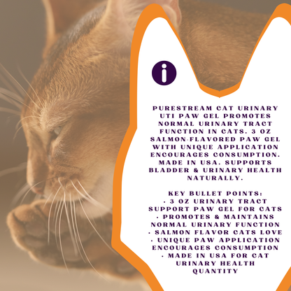 Piccardmeds4pets PureStream Cat Urinary UTI Paw Gel 3 oz.